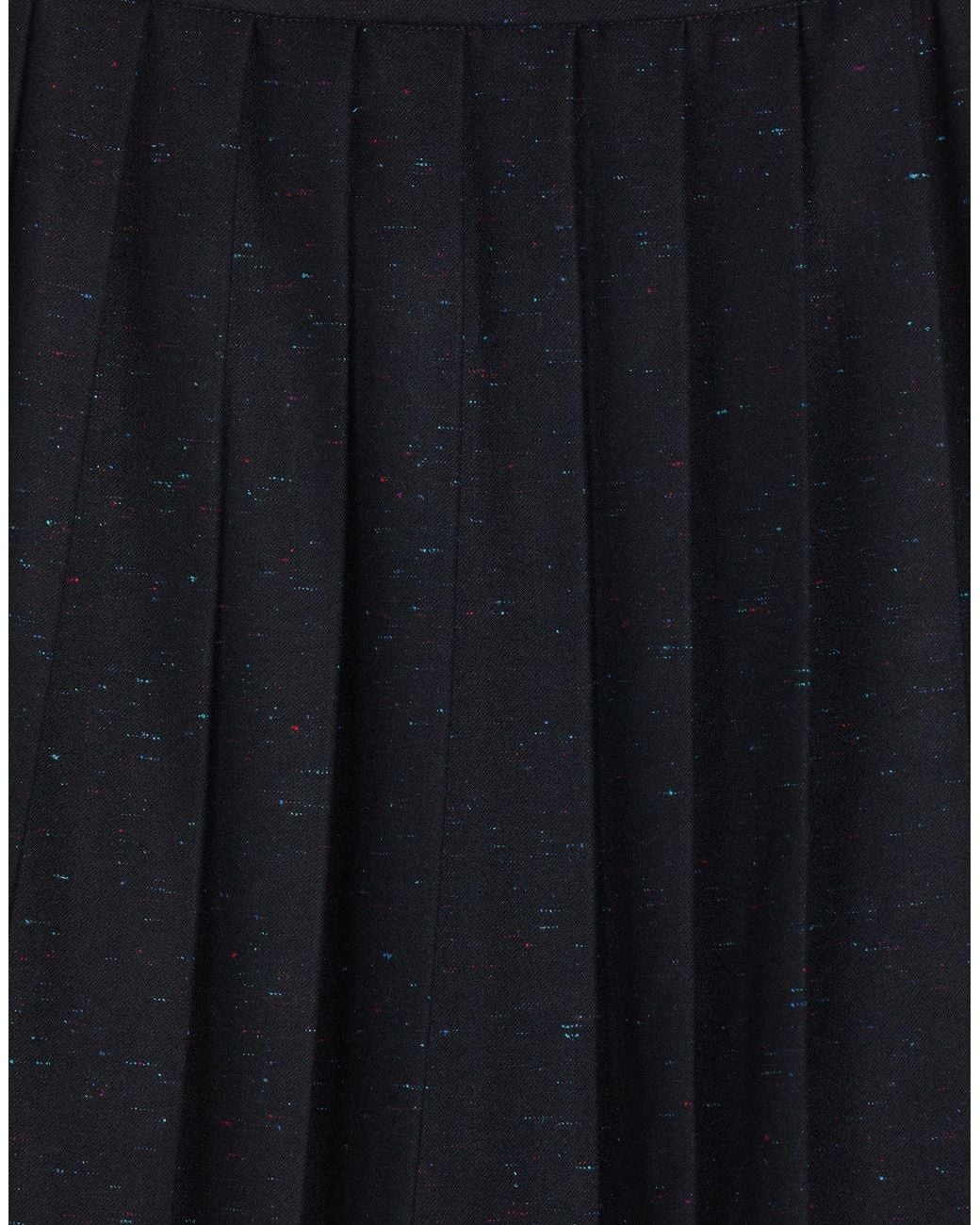 Beatrice B. Black Mini Skirt Virgin Wool, Polyester, Viscose, Elastane