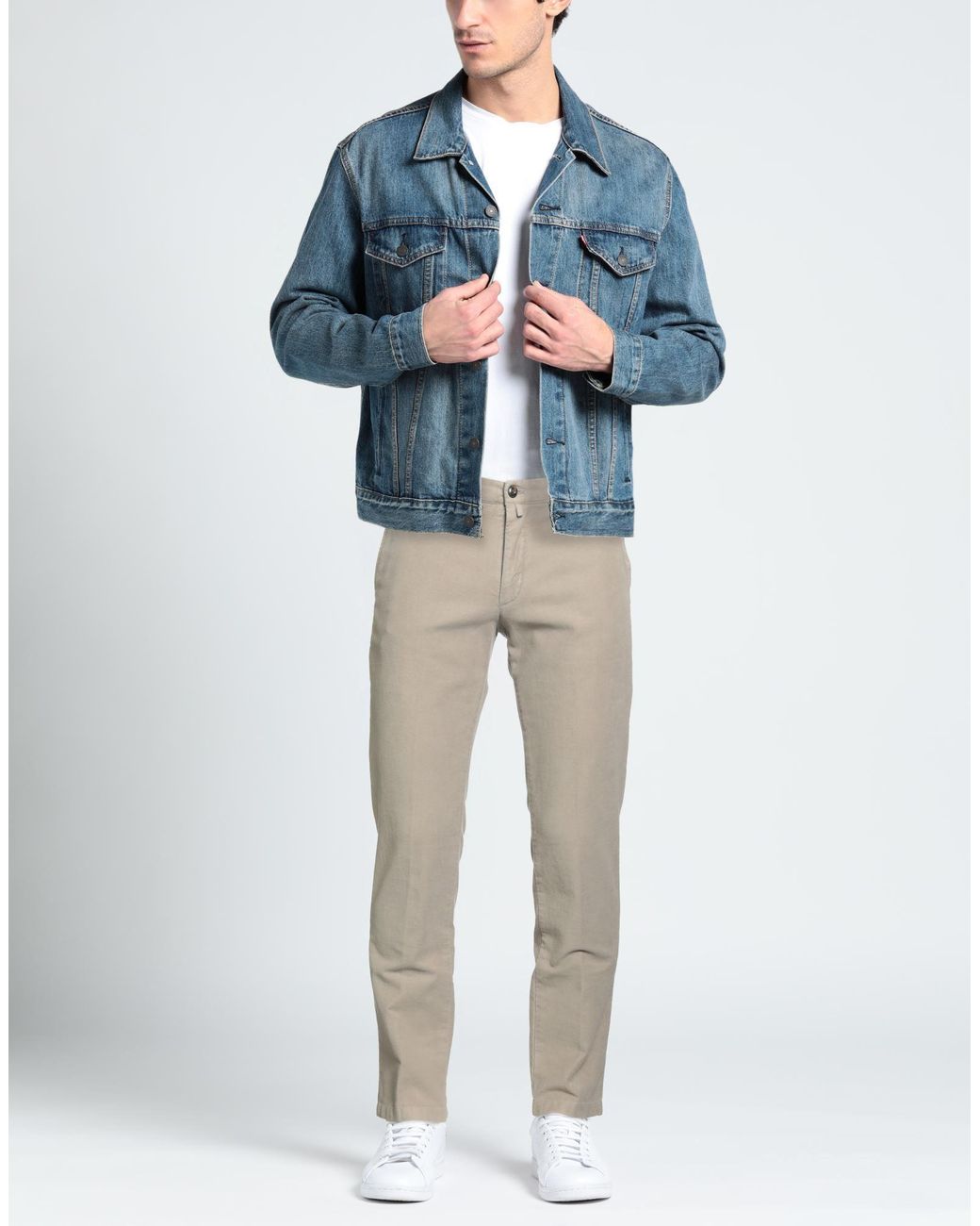 Briglia 1949 Natural Khaki Pants Cotton, Elastane for men