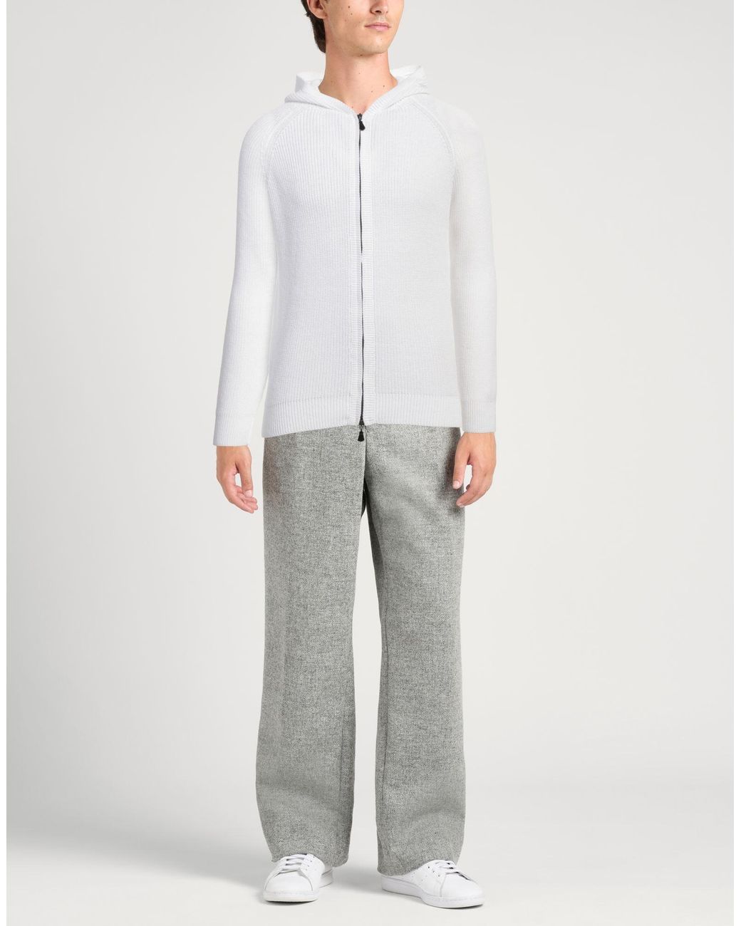 Cardigan Alpha Studio pour homme en coloris White