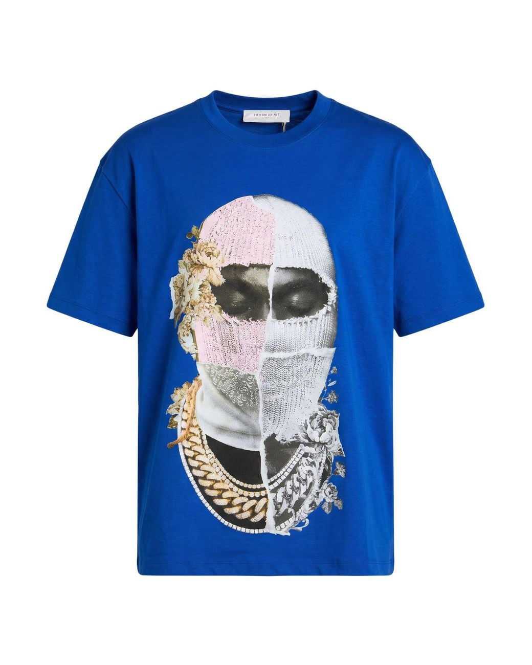 Ih Nom Uh Nit Blue T-Shirt Cotton for men