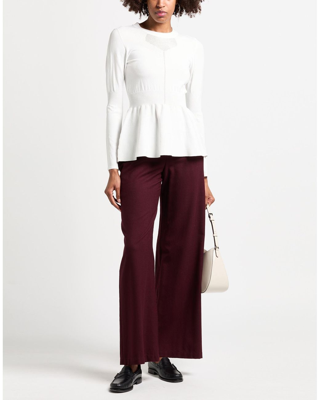 Pullover High de color White