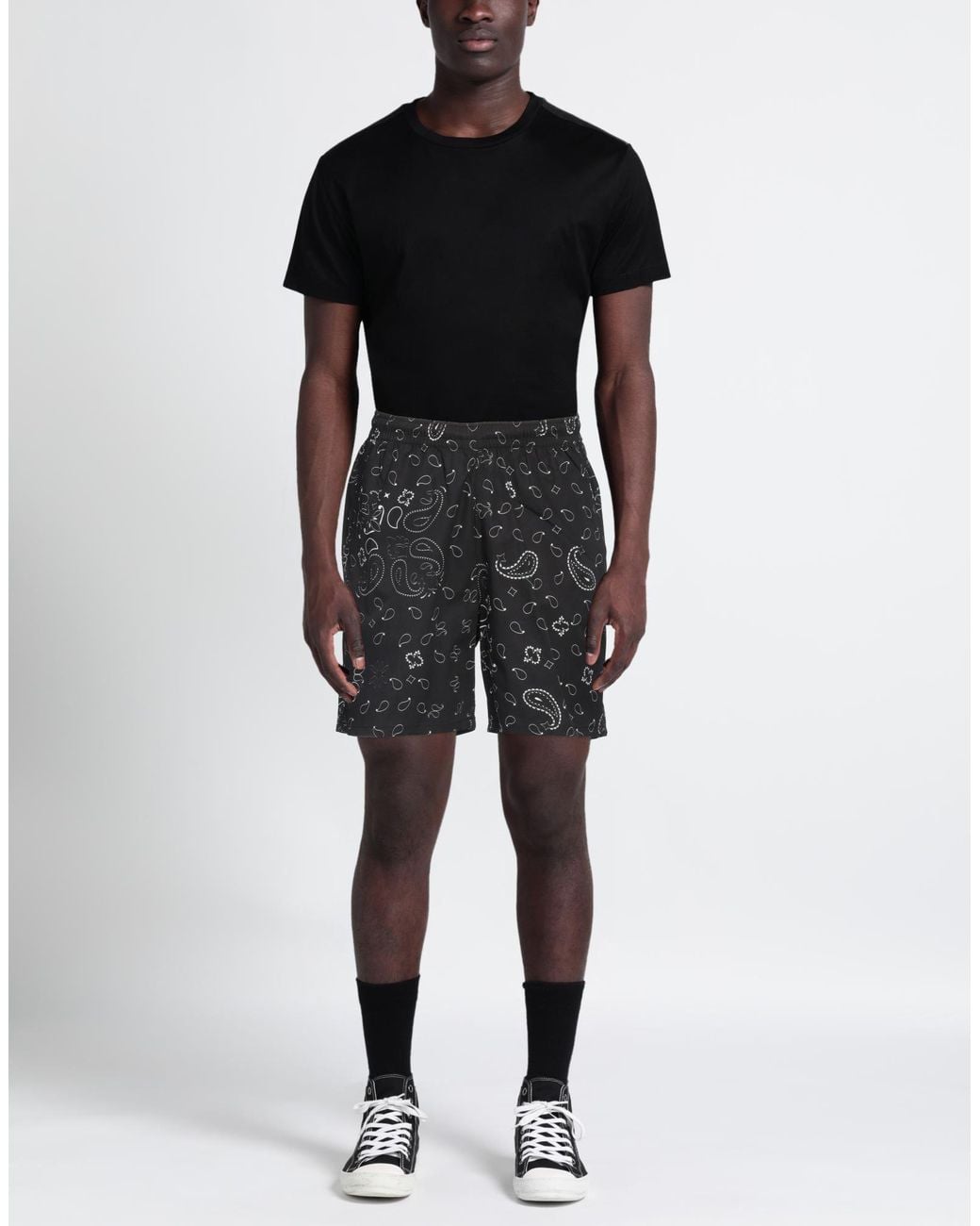 GARMENT WORKSHOP Black Shorts & Bermuda Shorts for men