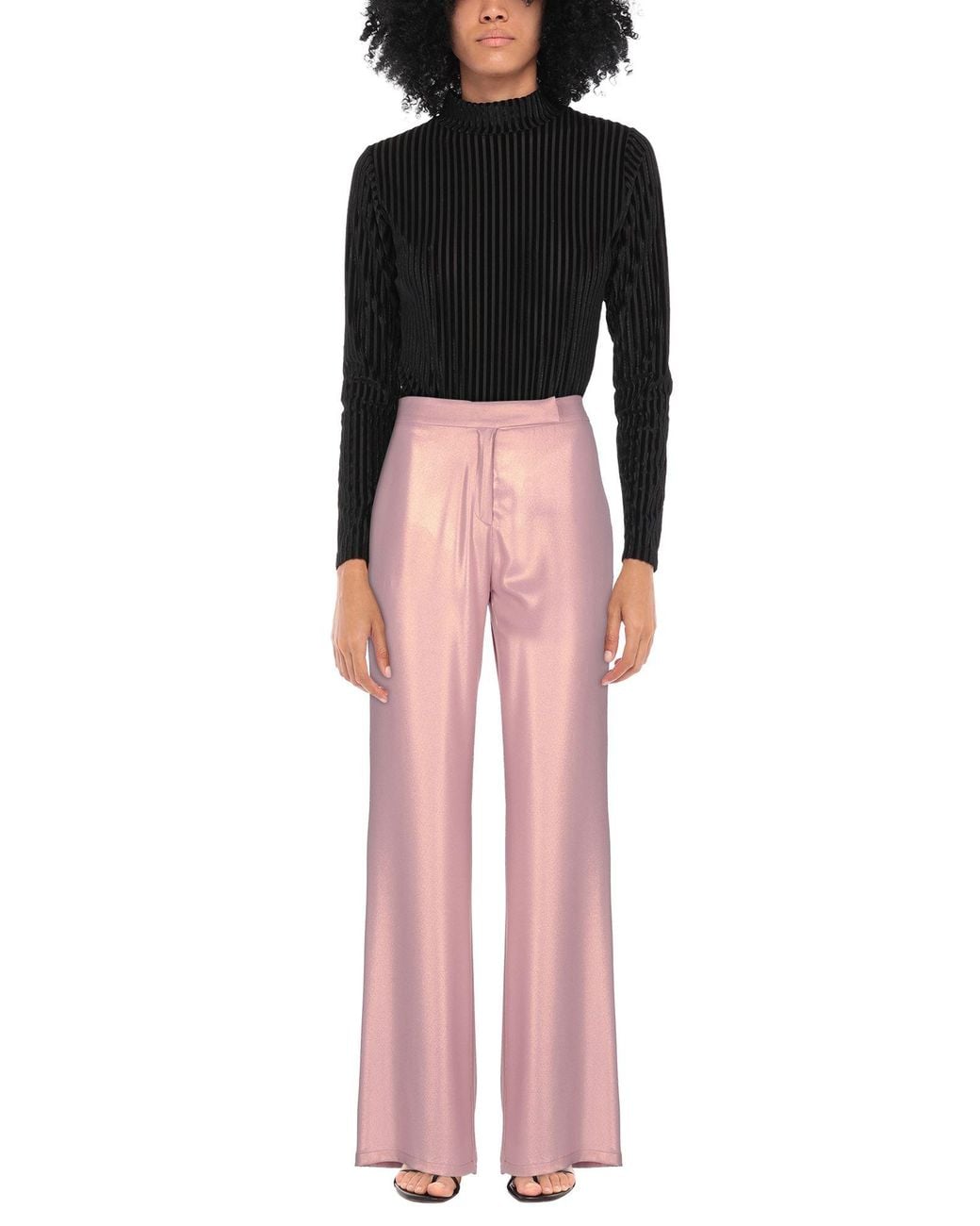Atos Lombardini Pink Pants Polyester