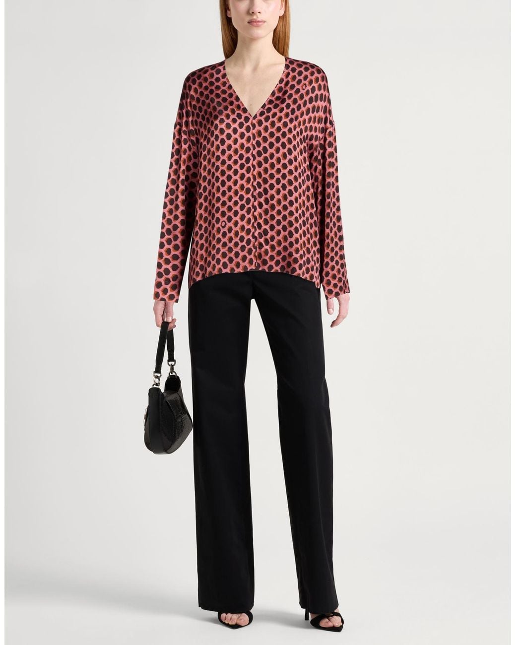 Ottod'Ame Red Caring Top Viscose