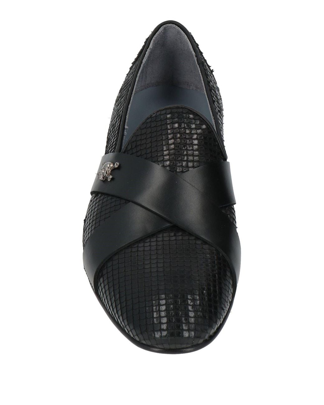 MICH SIMON Black Loafers Leather for men