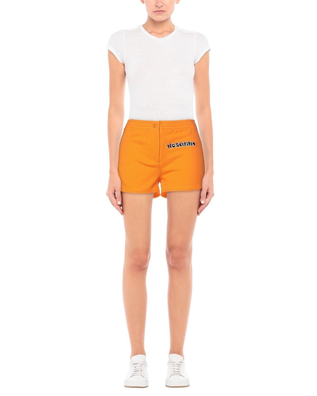 Moschino Orange Shorts & Bermuda Shorts
