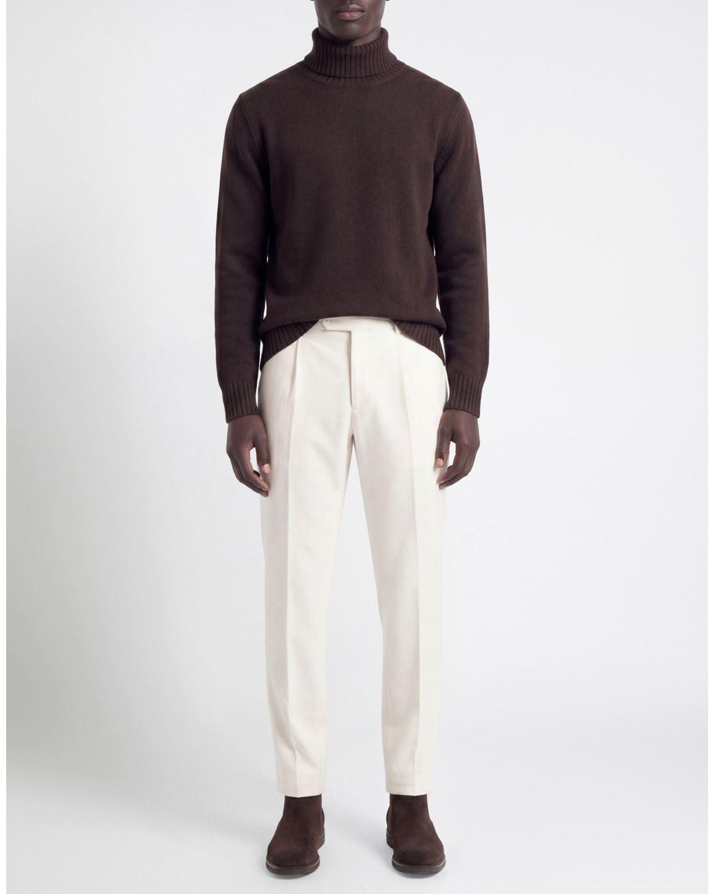 Kangra Black Dark Turtleneck Wool for men