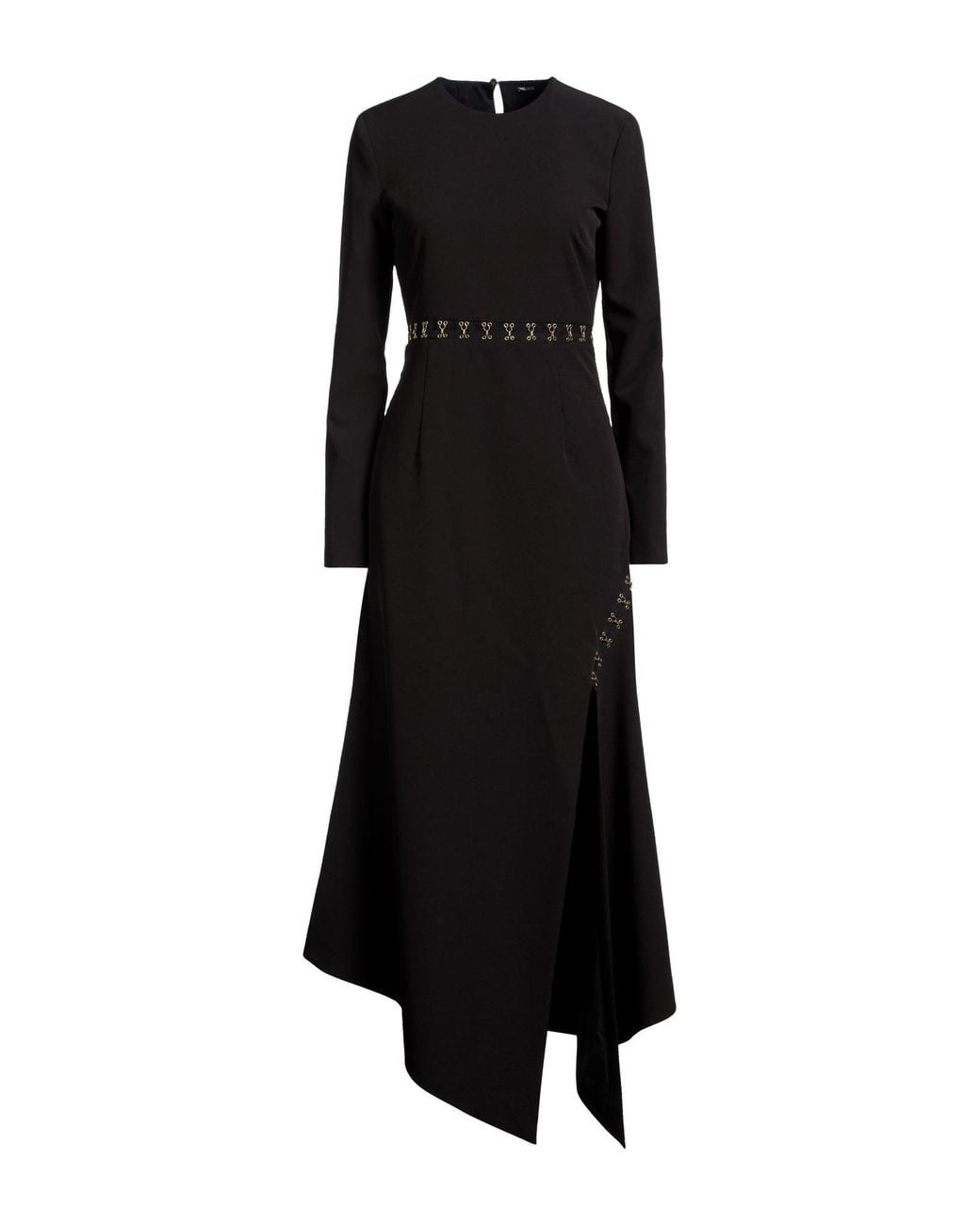 Just Cavalli Black Maxi Dress Polyester, Elastane