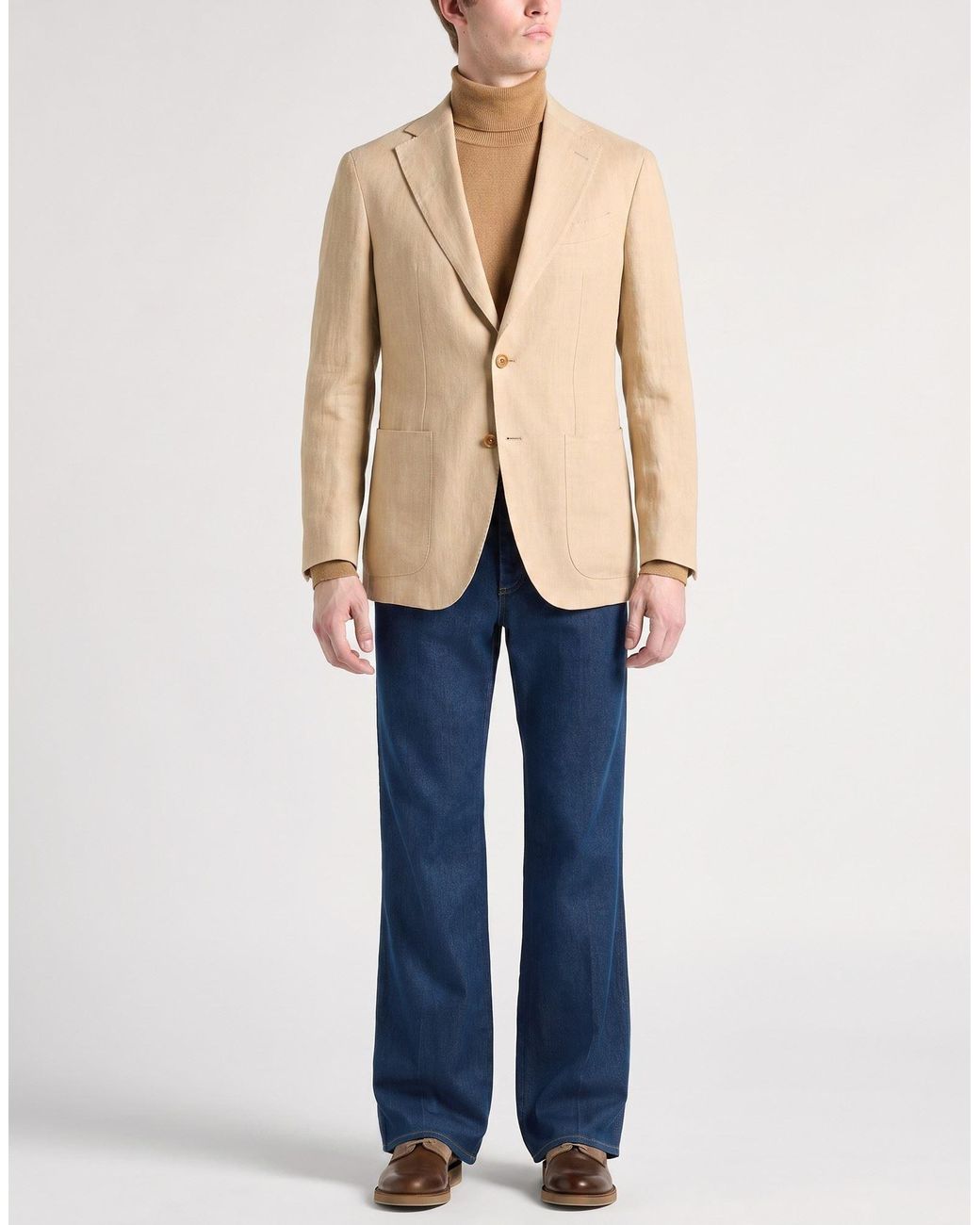 Caruso Natural Blazer for men