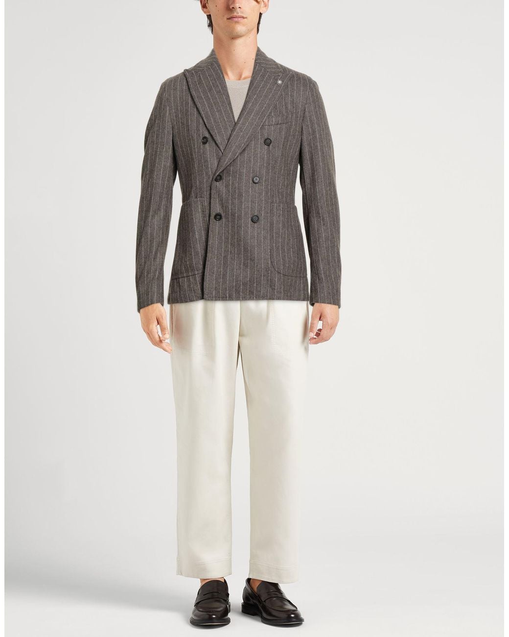 Manuel Ritz Gray Blazer for men