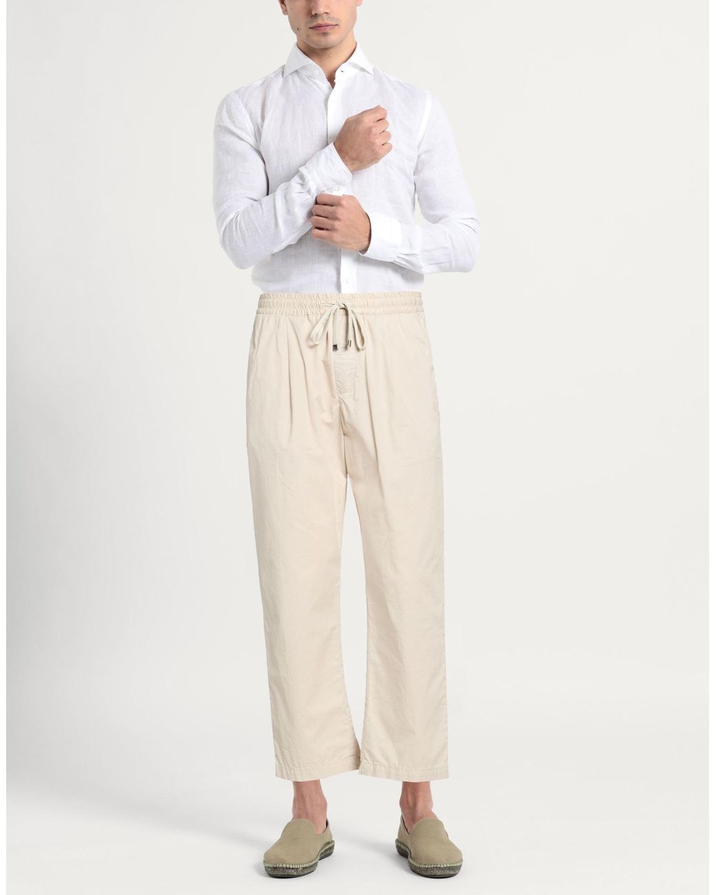 Jacob Cohen Natural Pants Cotton, Elastane, Polyester for men