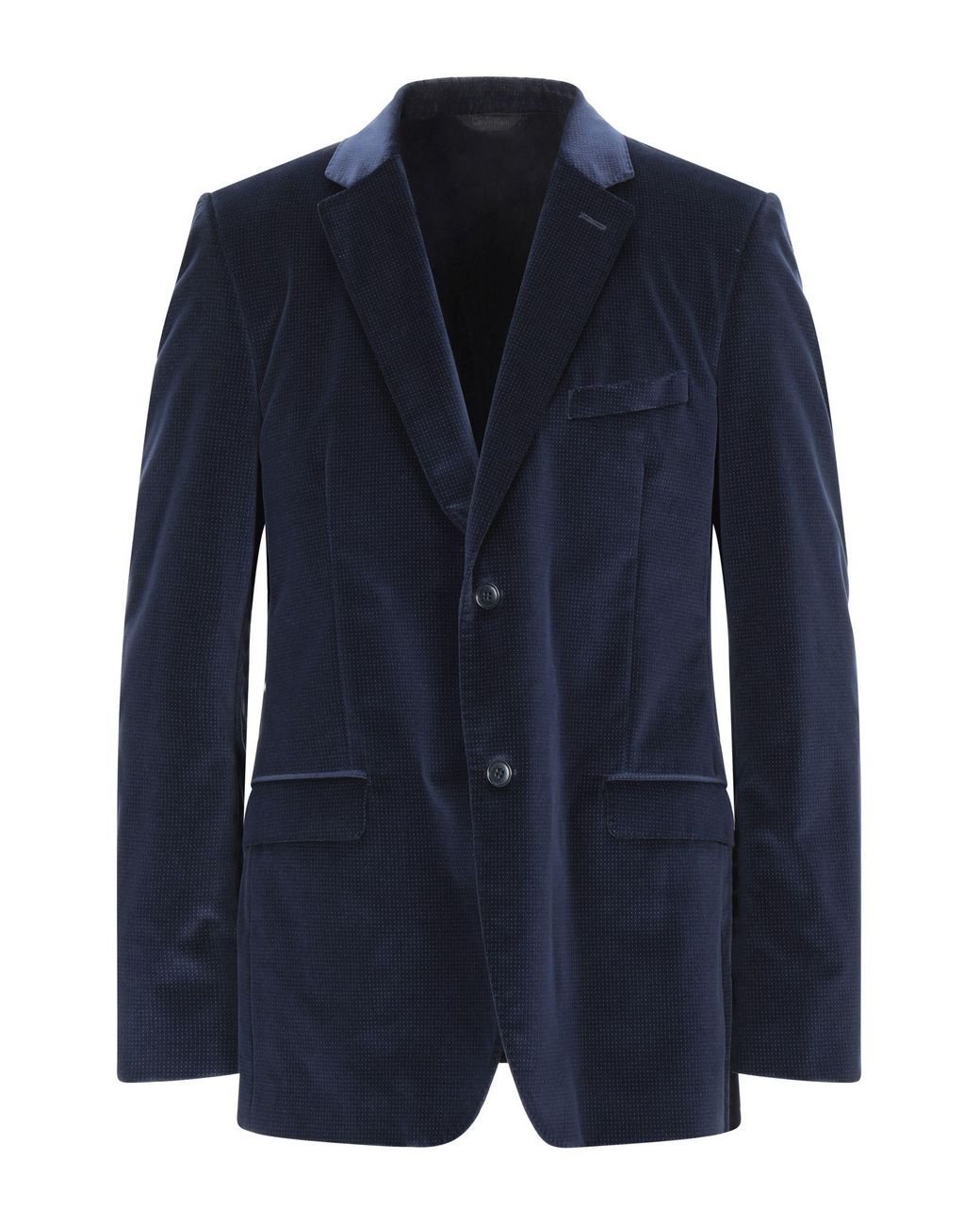 CALVIN KLEIN 205W39NYC Velvet Suit Jacket in Blue for Men - Lyst