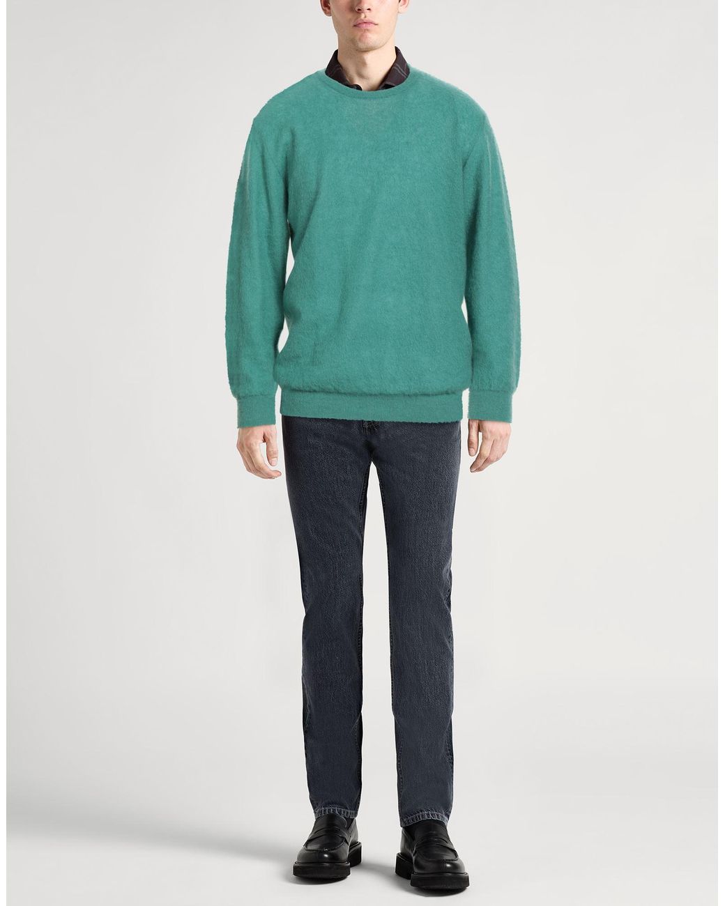 Roberto Collina Green Jumper for men