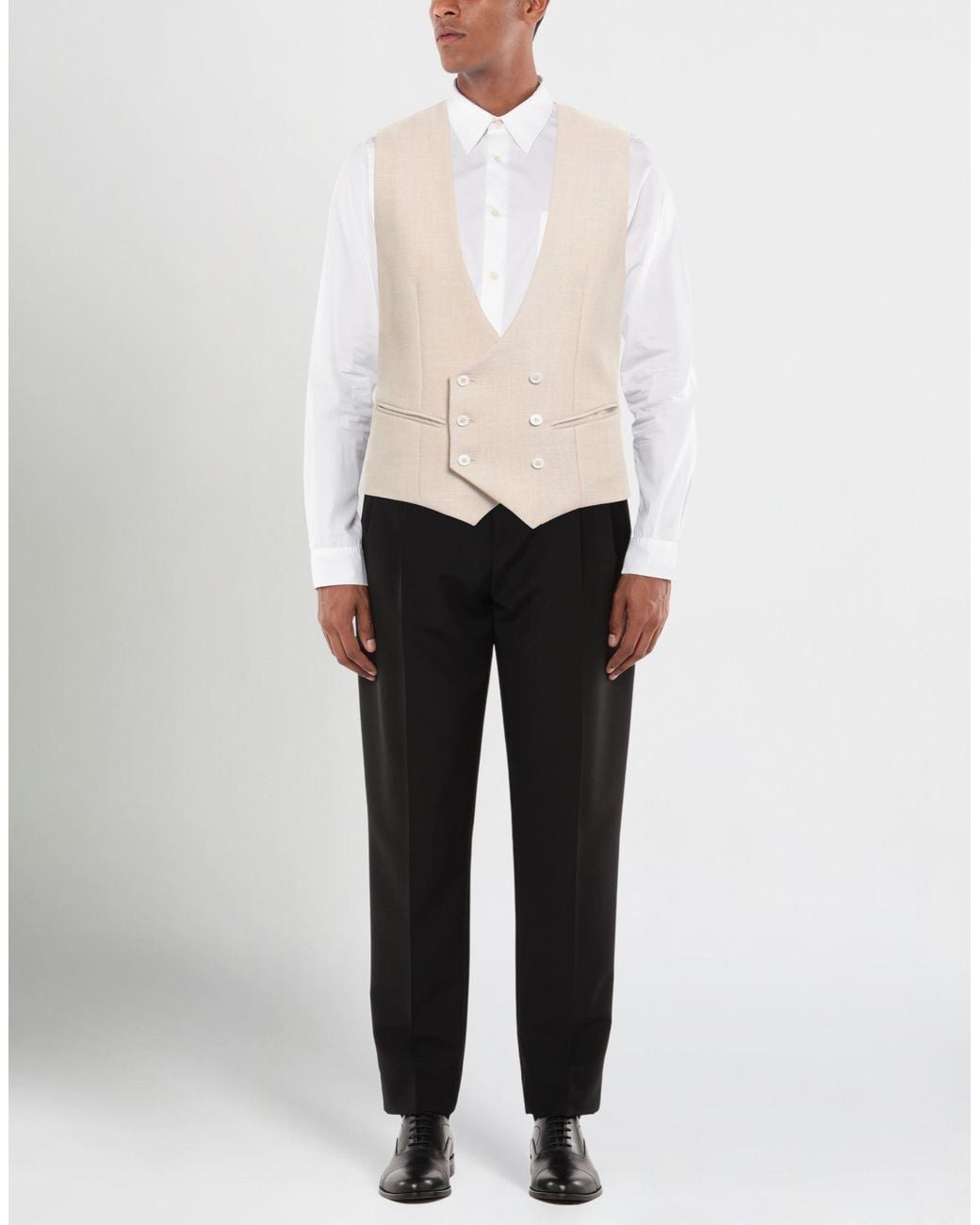 Daniele Alessandrini White Waistcoat for men