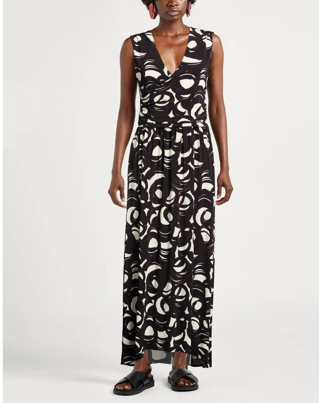 Alpha Studio White Maxi-Kleid
