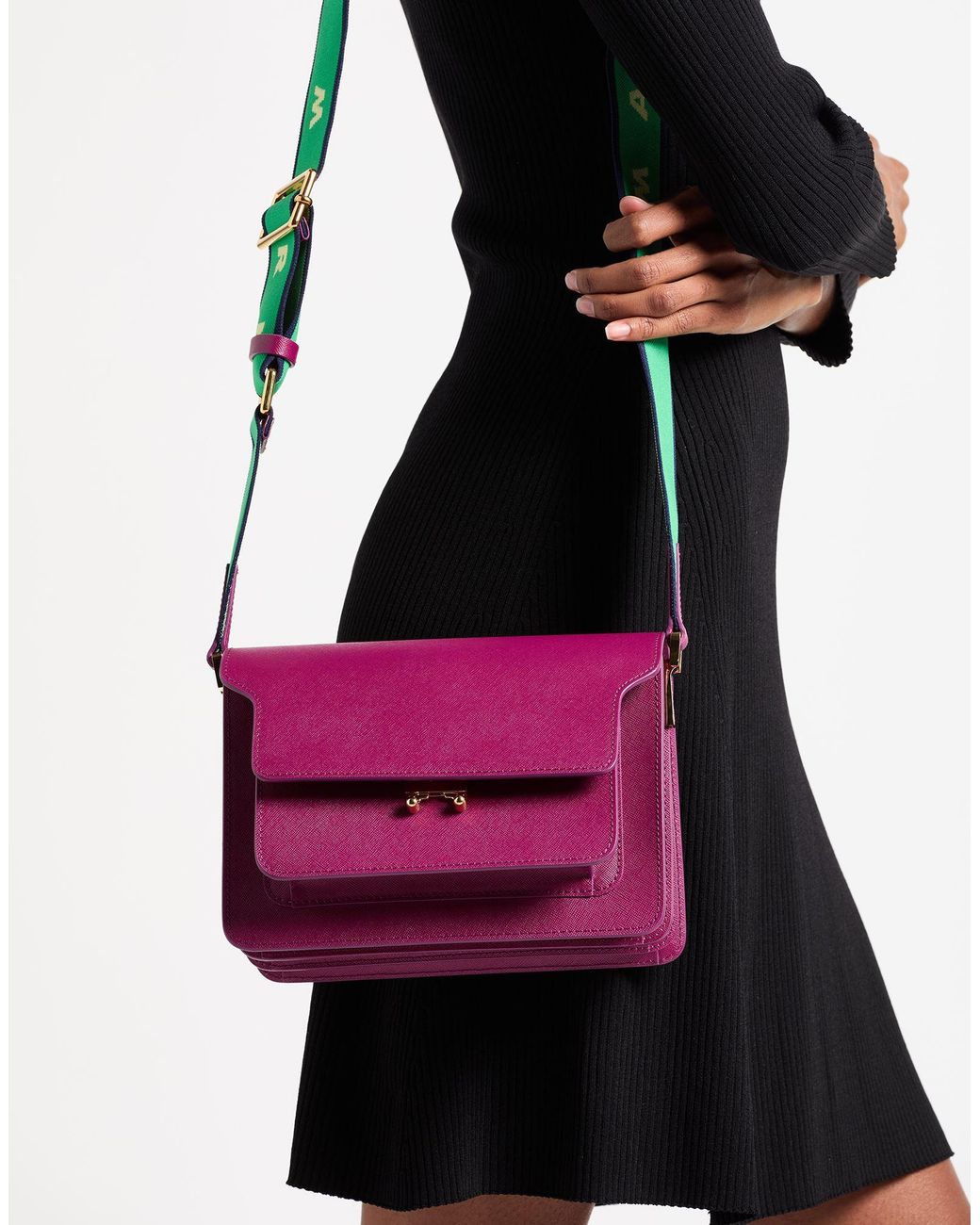 Marni Pink Cross-Body Bags