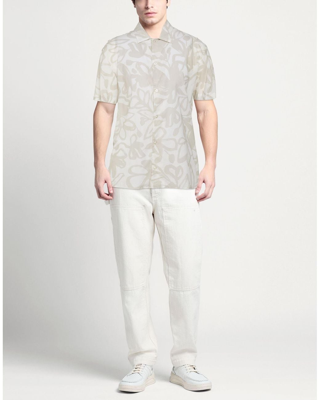Baldessarini White Shirt Cotton for men