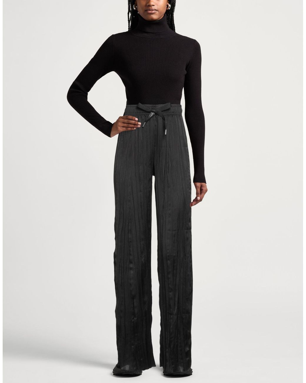 Gaelle Paris Black Pants Polyester