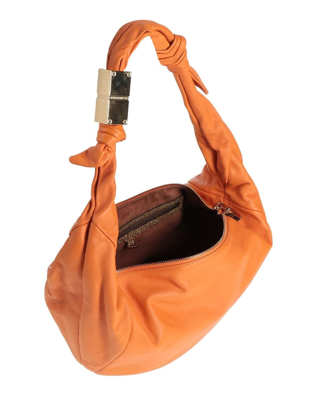 Borbonese Orange Shoulder Bags