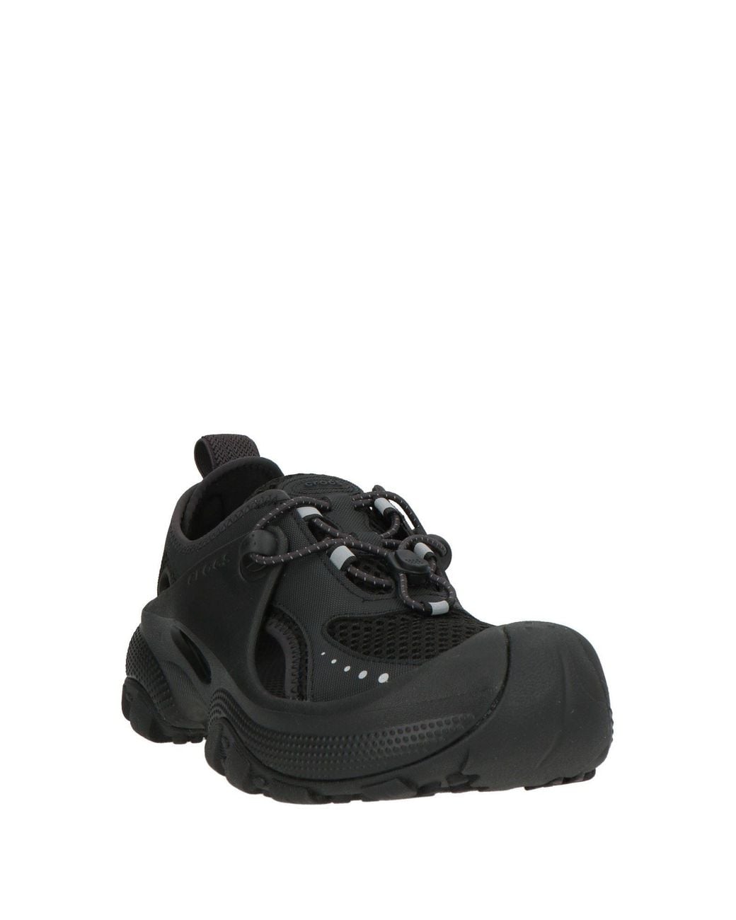 CROCSTM Black Sneakers Textile Fibers