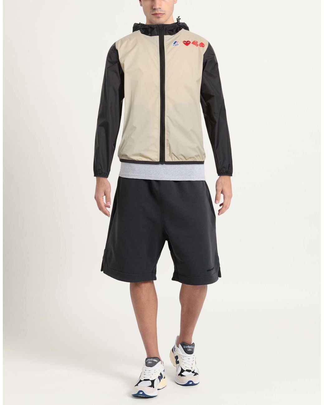 COMME DES GARCONS PLAY X K-WAY Natural Jacket for men