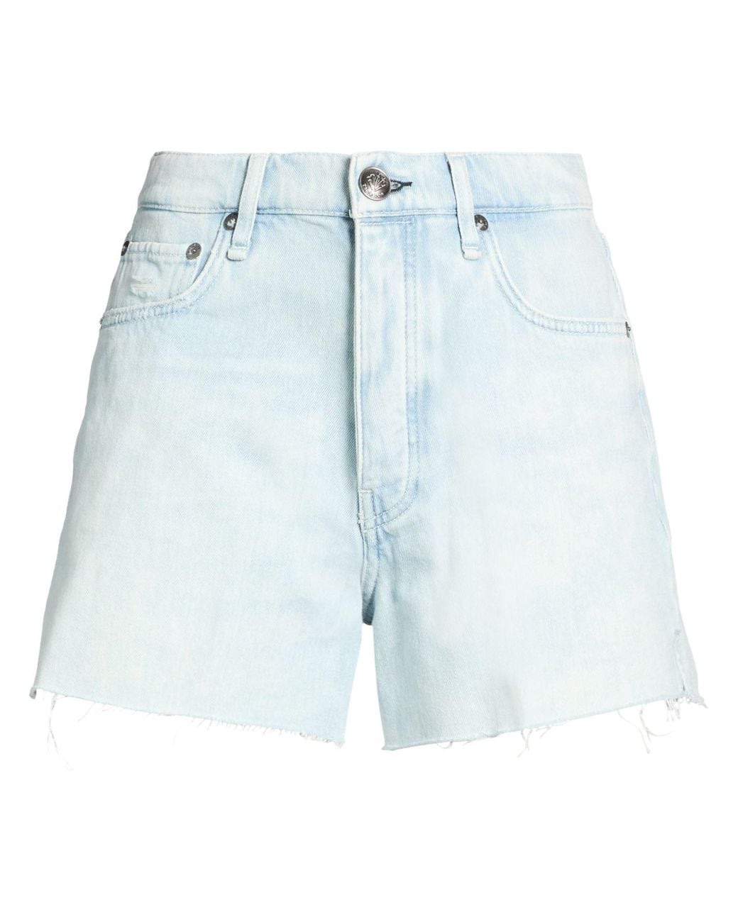 Rag & Bone Blue Denim Shorts