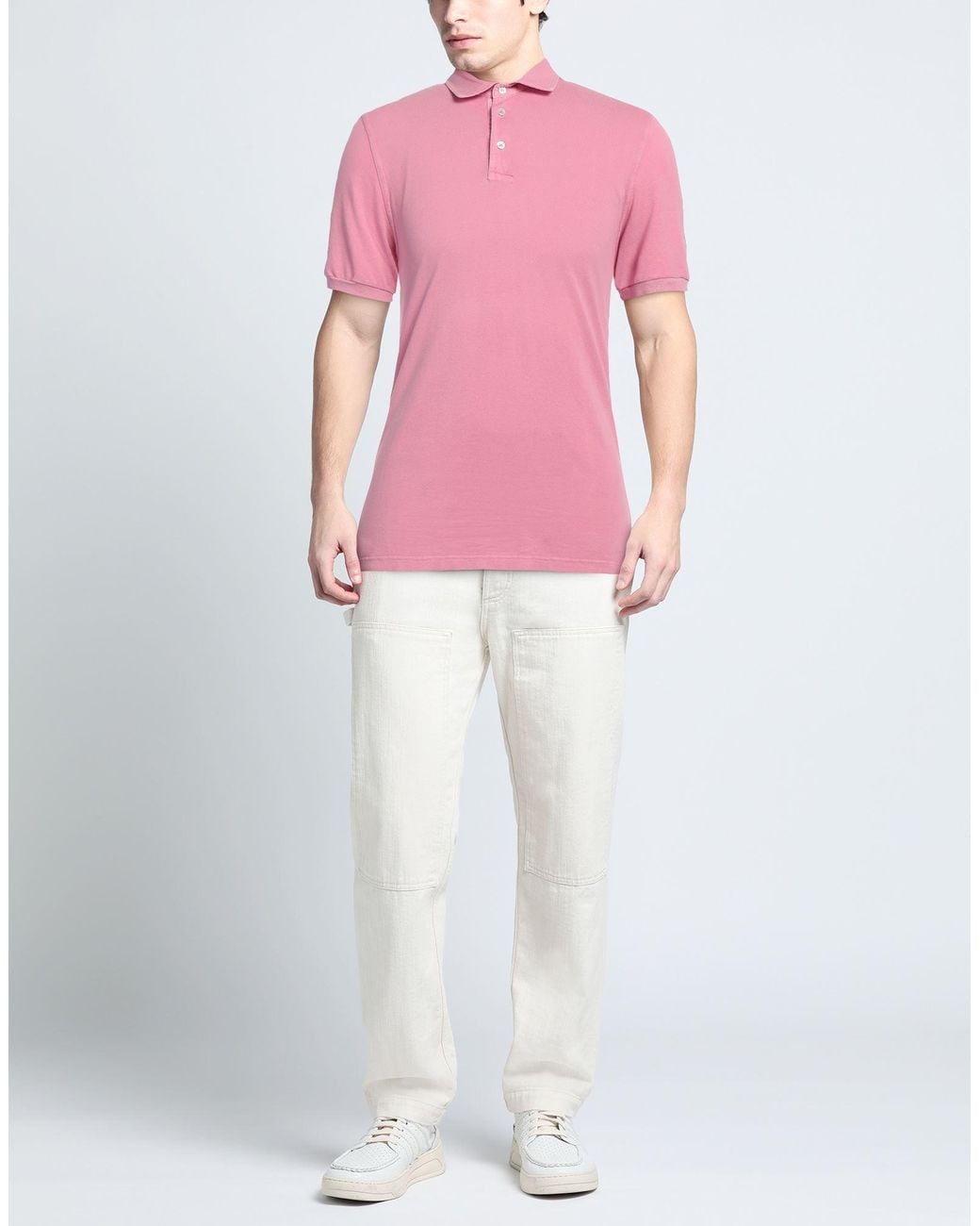 Polo di Fedeli in Pink da Uomo