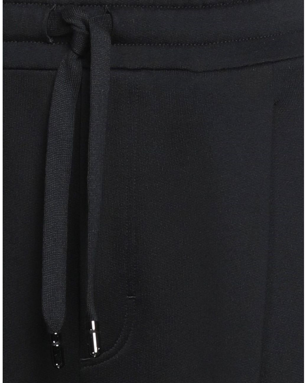 Dolce & Gabbana Black Pants Cotton, Elastane, Viscose, Polyester for men