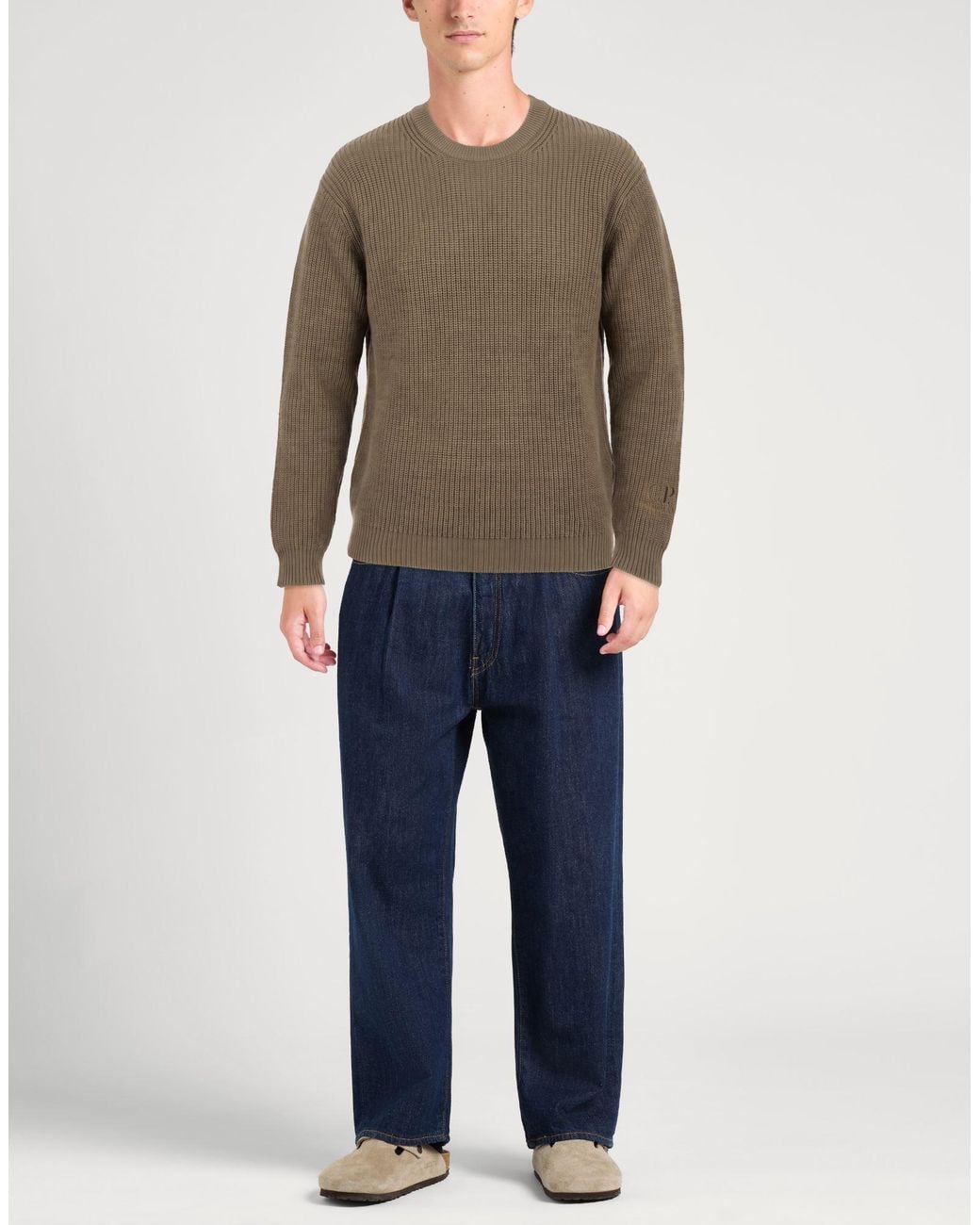 C P Company Green Sweaters for men