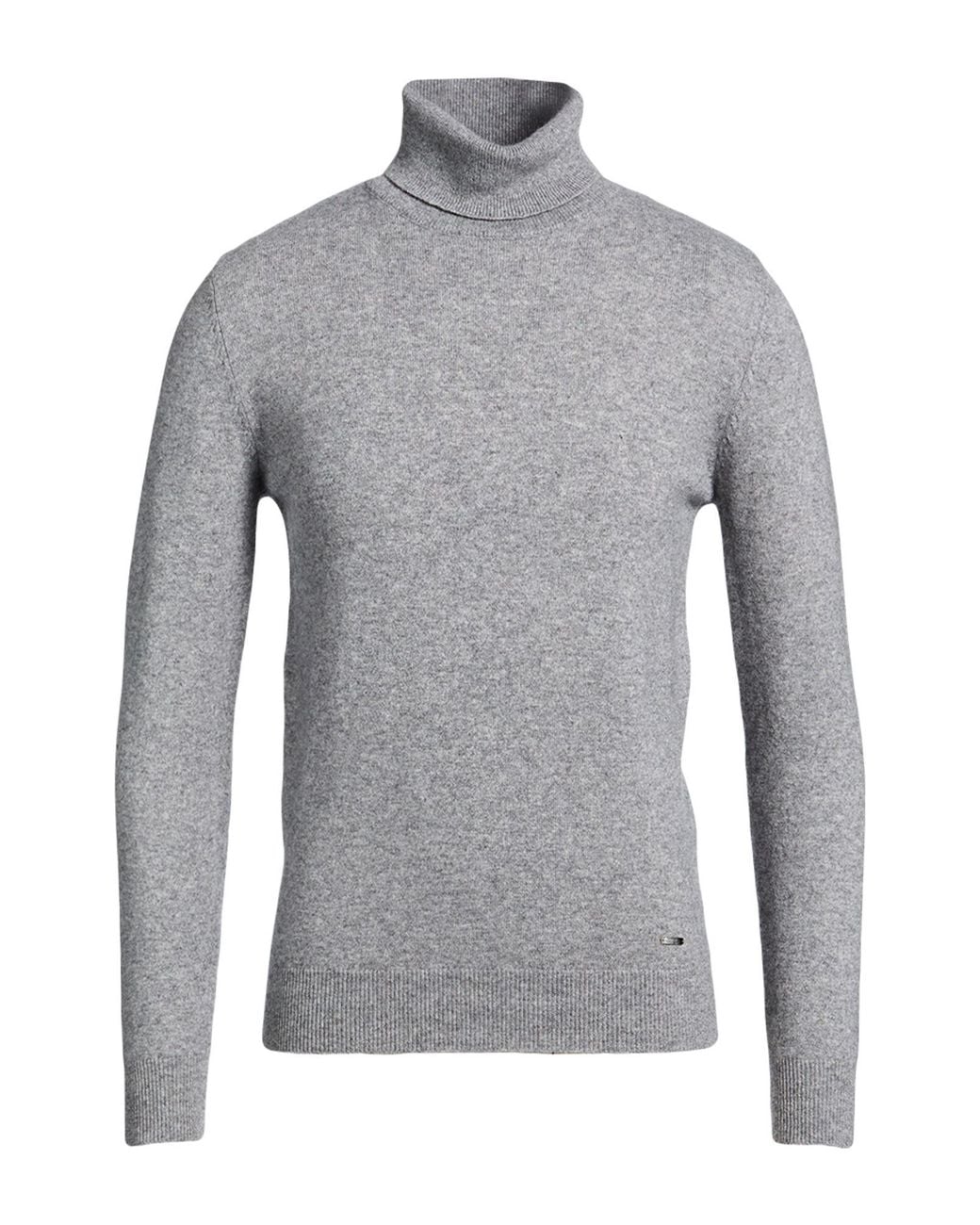 Gianni Lupo Gray Turtlenecks for men