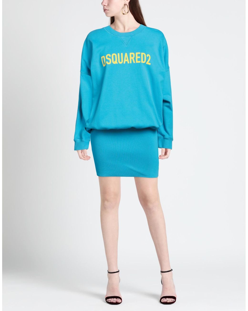 DSquared² Blue Mini Dress