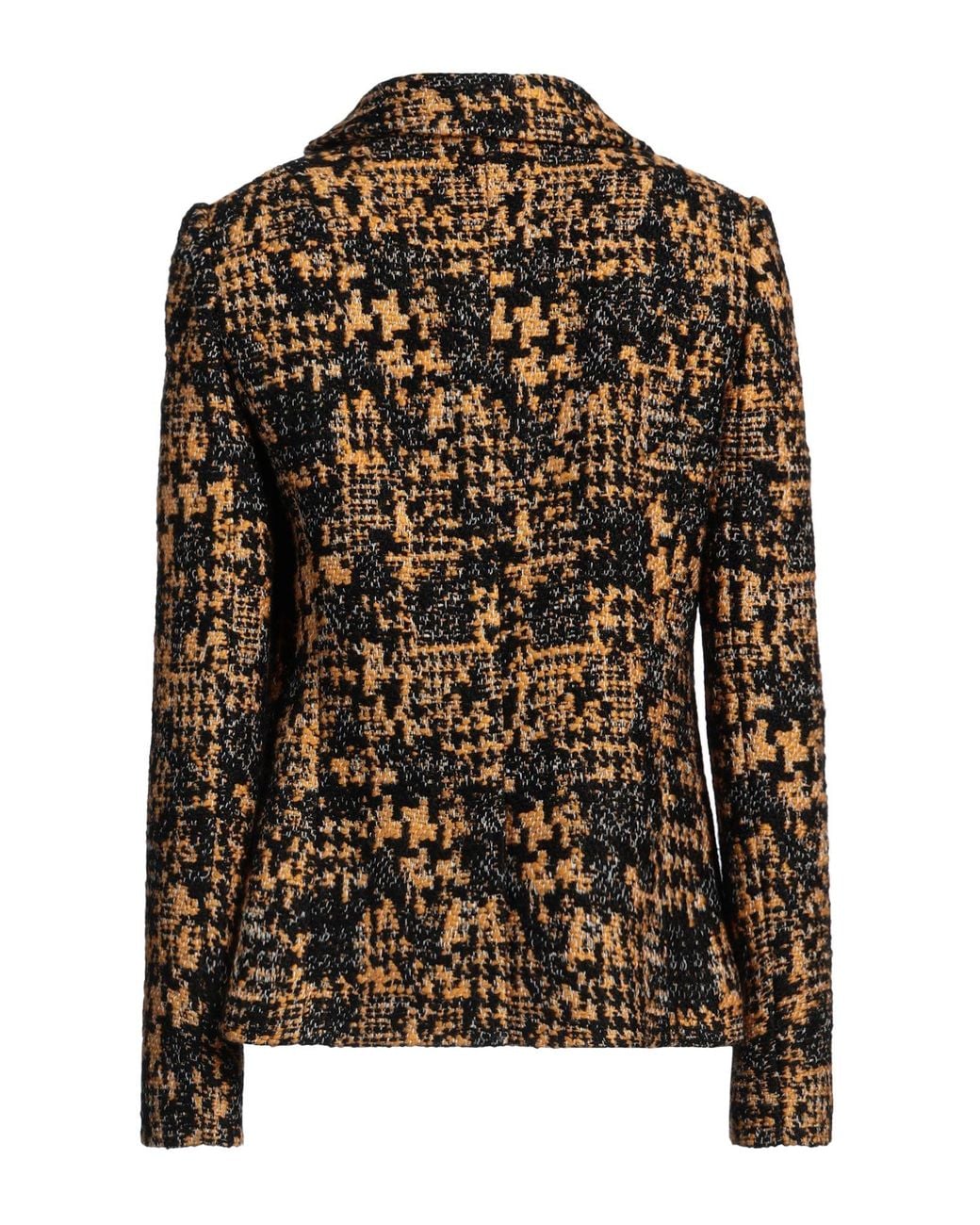Dolce & Gabbana Black Coat Acrylic, Wool, Polyester