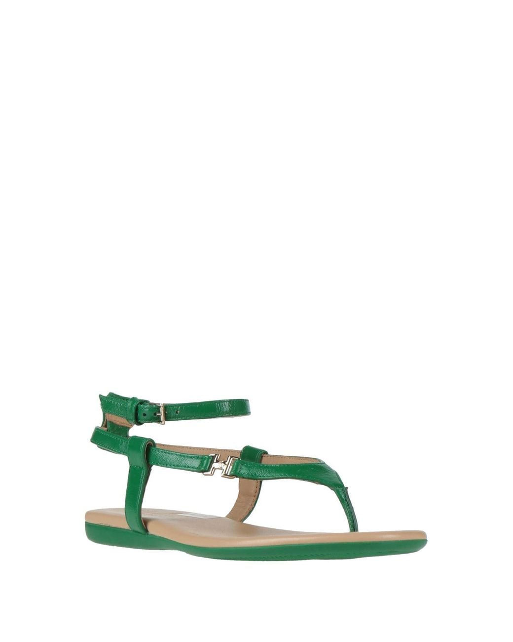 Hogan Green Thong Sandals