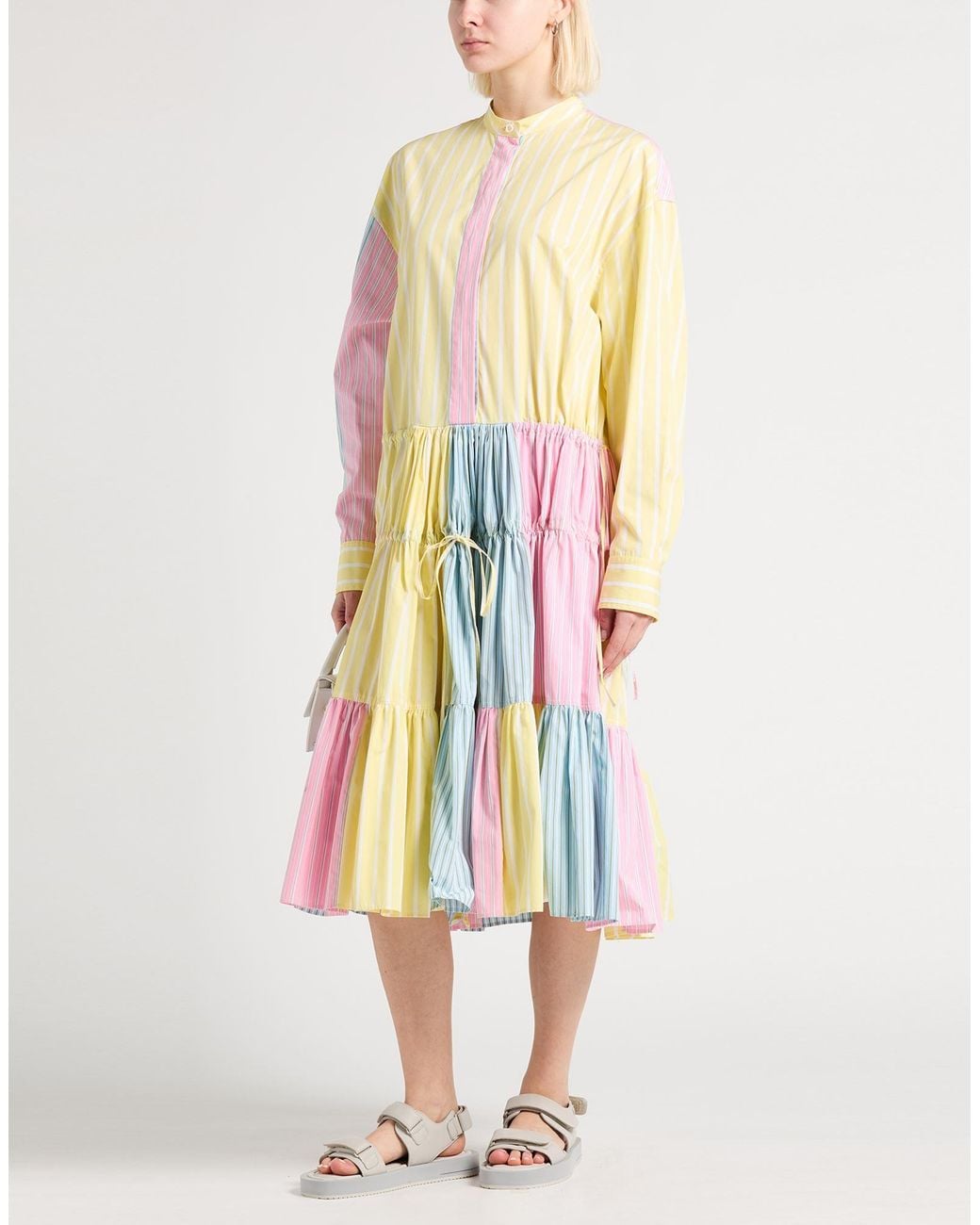 Marni White Midi Dress Cotton