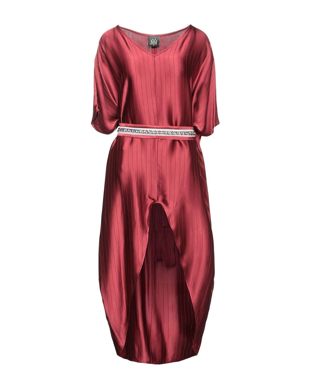 Jijil Red Midi Dress