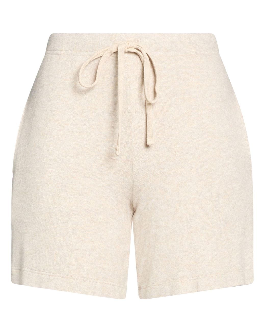 Velvet By Graham & Spencer Natural Shorts & Bermuda Shorts Viscose, Elastane
