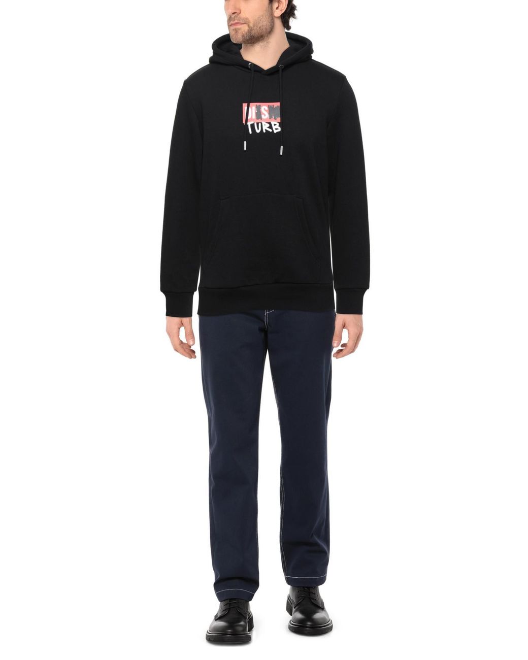 DIESEL Black Sweatshirt for men