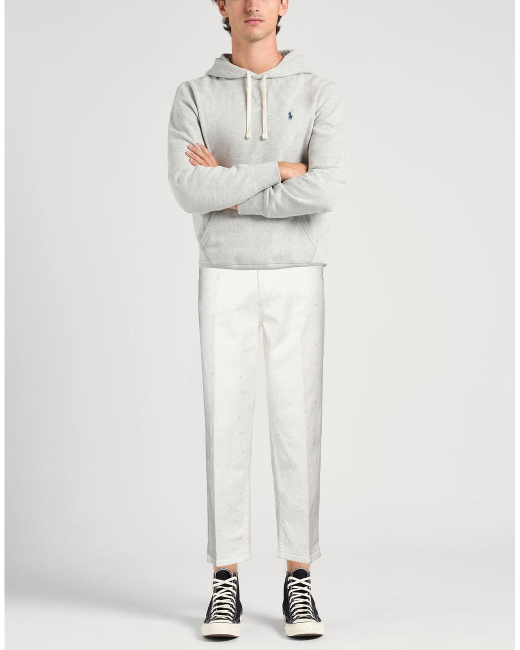 Emporio Armani White Trouser for men