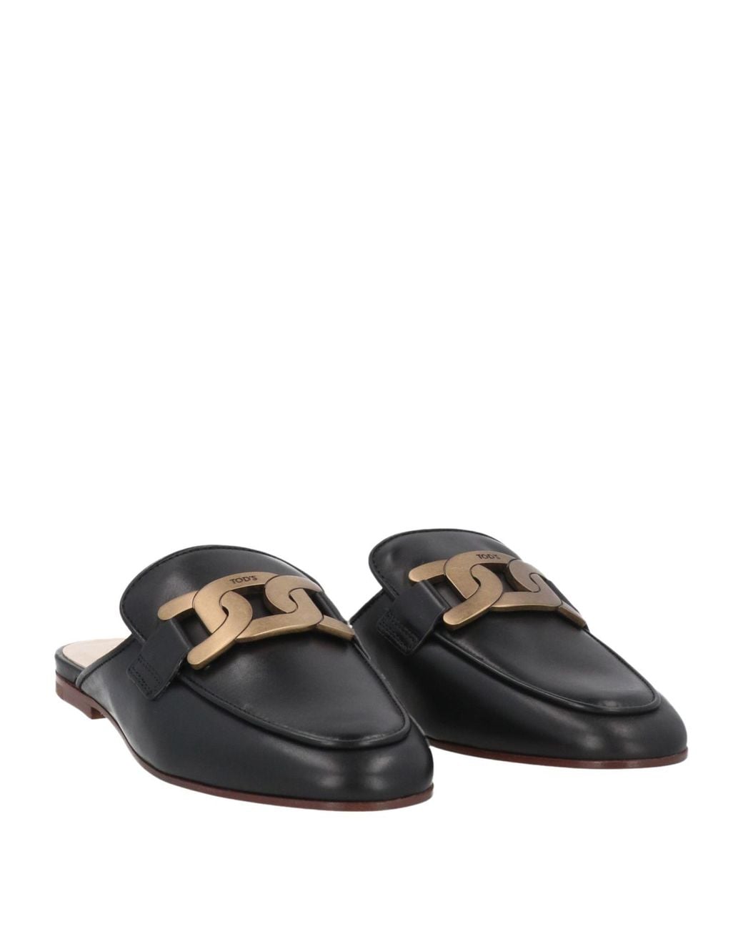 Tod's Black Ledersabot