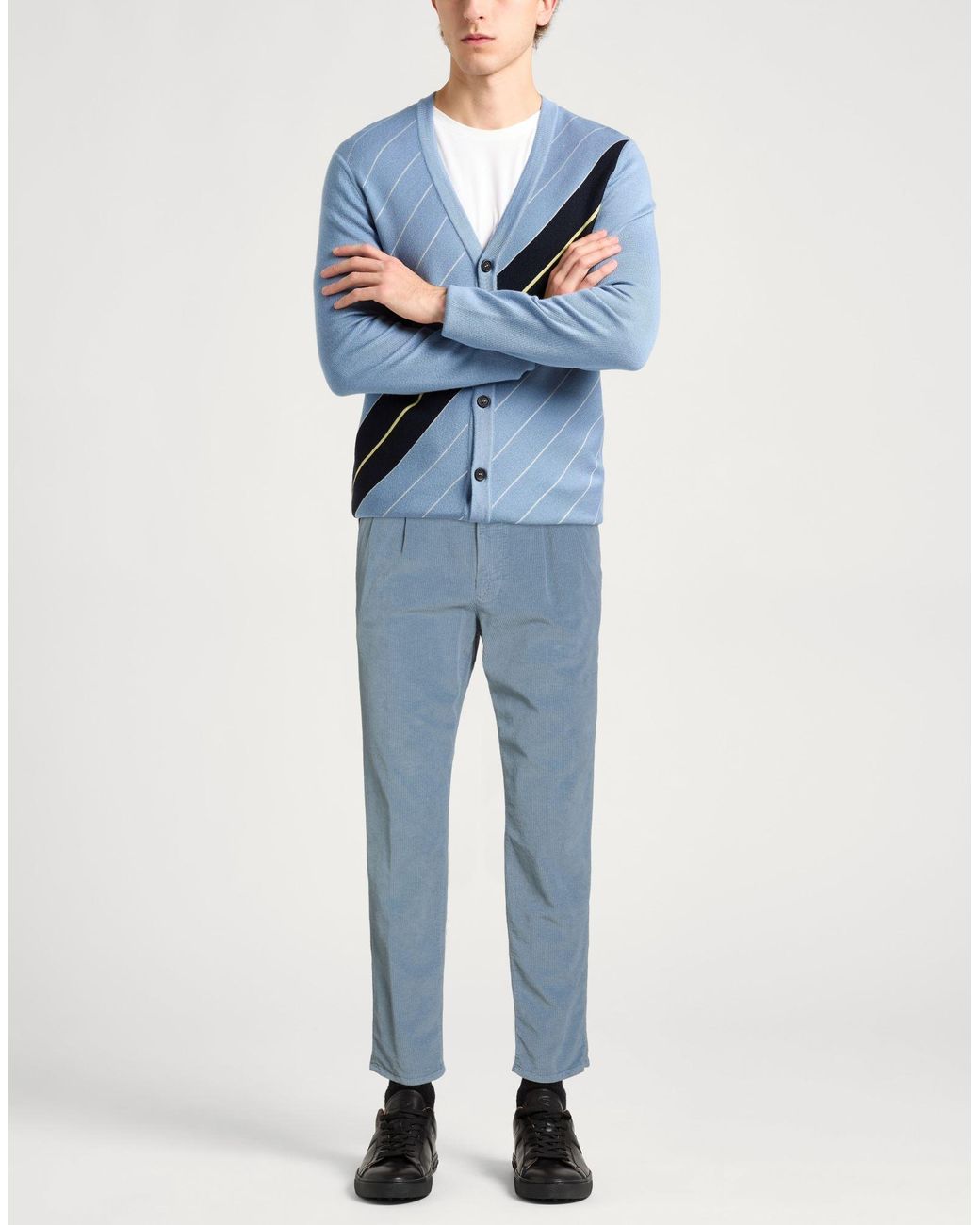 Incotex Blue Slacks By Slowear Pants Cotton, Elastane for men