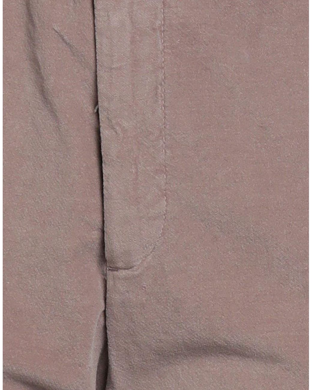 White Sand Gray Pants Cotton, Elastane