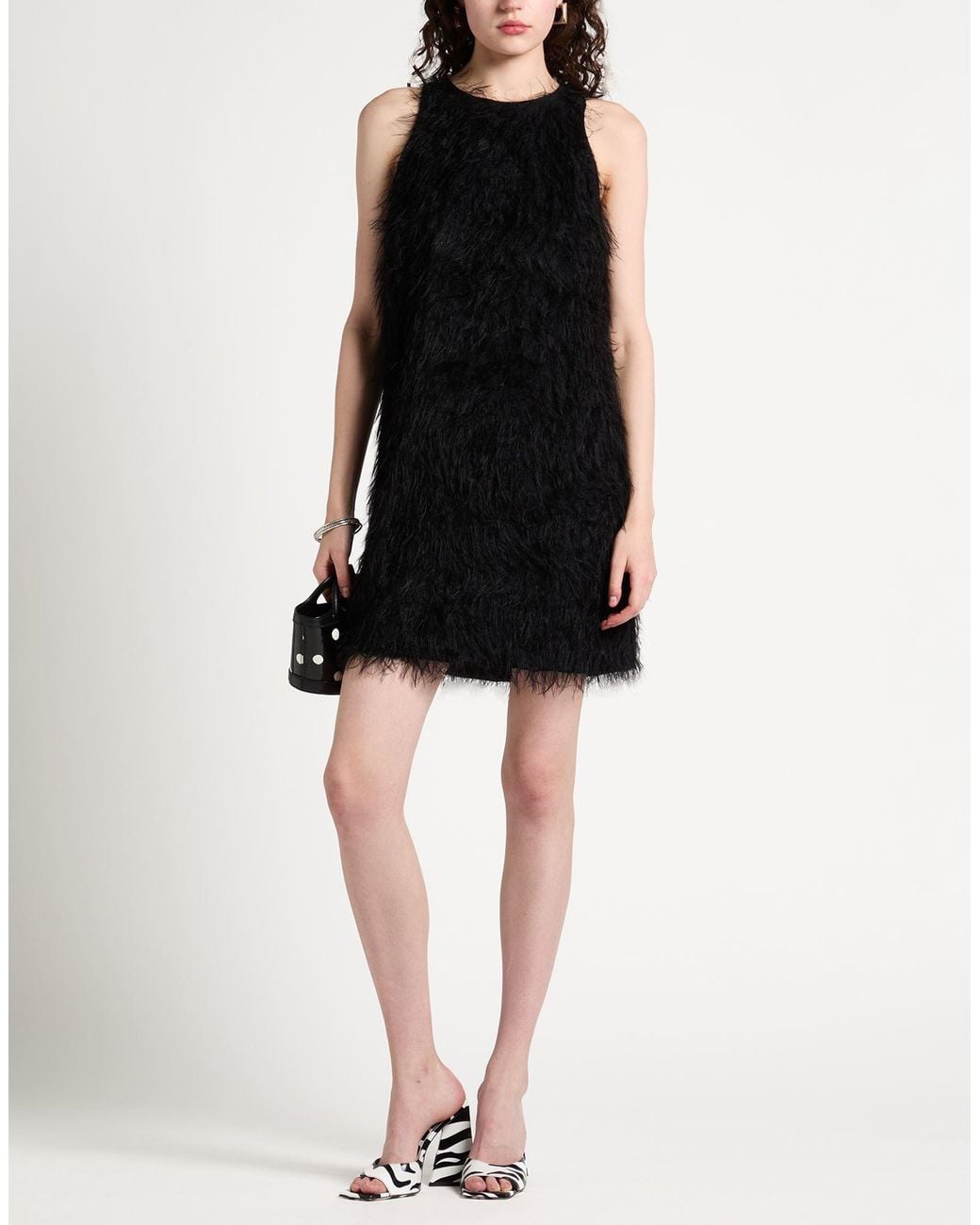 Ottod'Ame Black Mini Dress