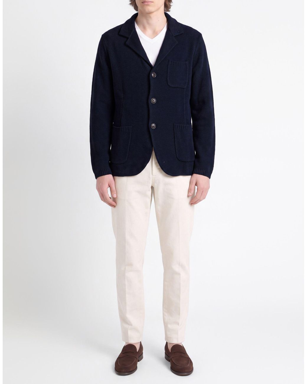 Fedeli Blue Blazer for men