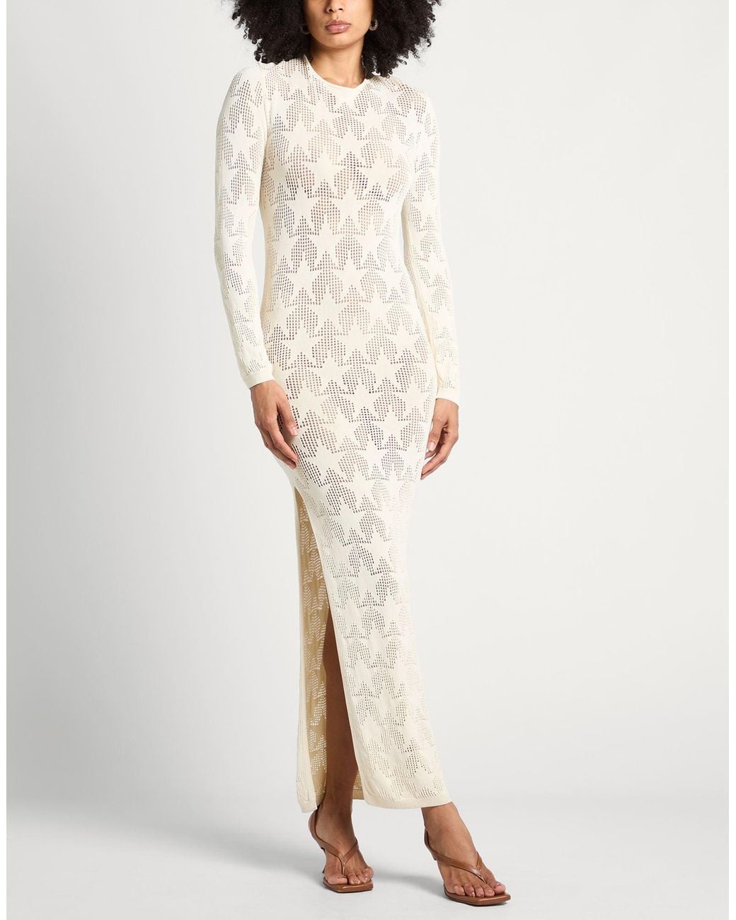 Robe Longue Akep en coloris White