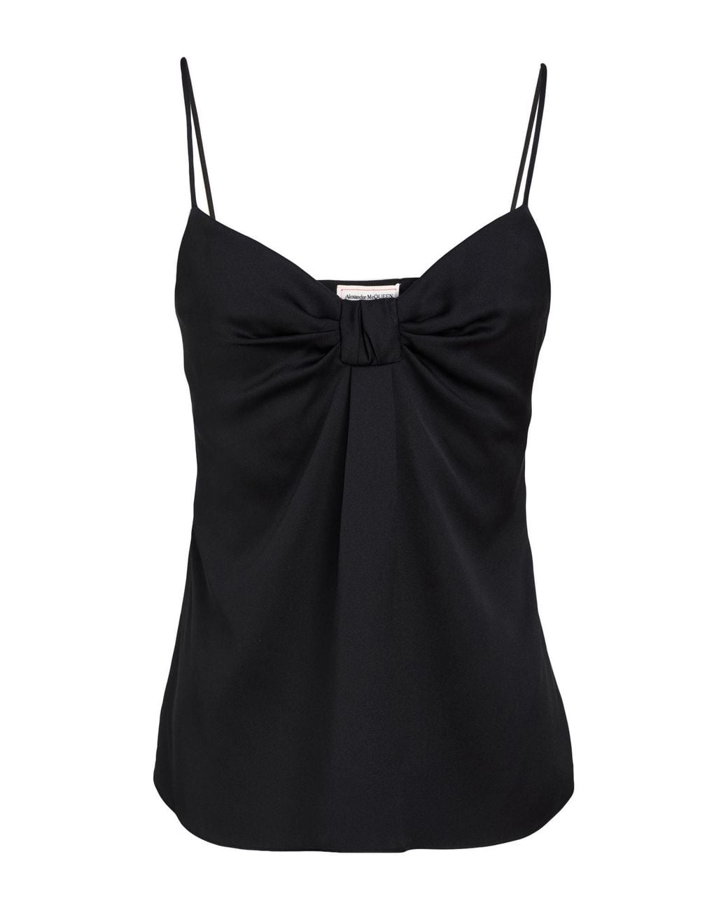 McQueen Black Top Silk