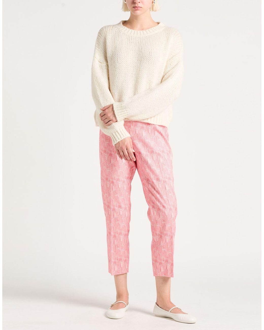 Pullover Roberto Collina en coloris Natural
