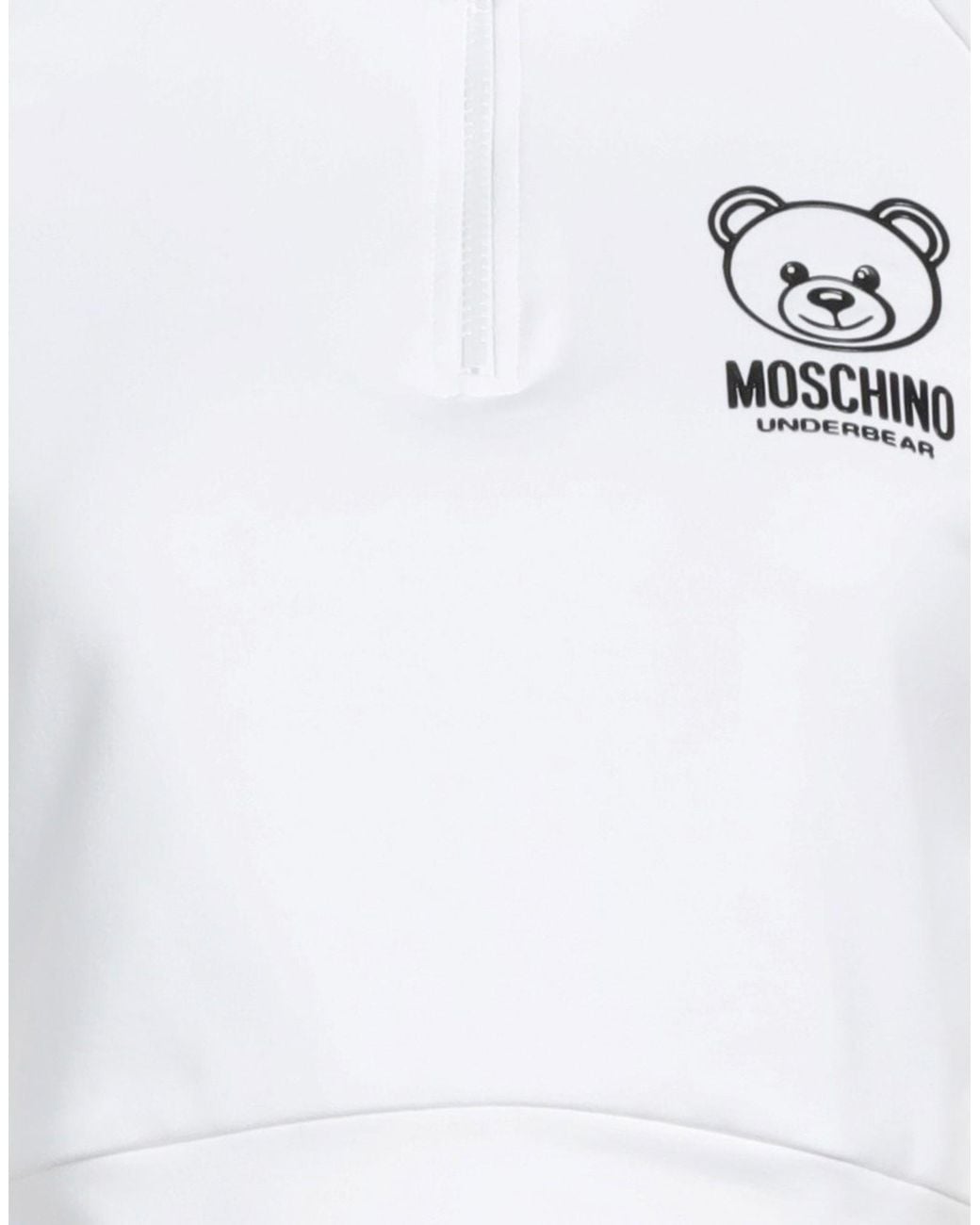 Moschino White T-Shirt Cotton, Elastane