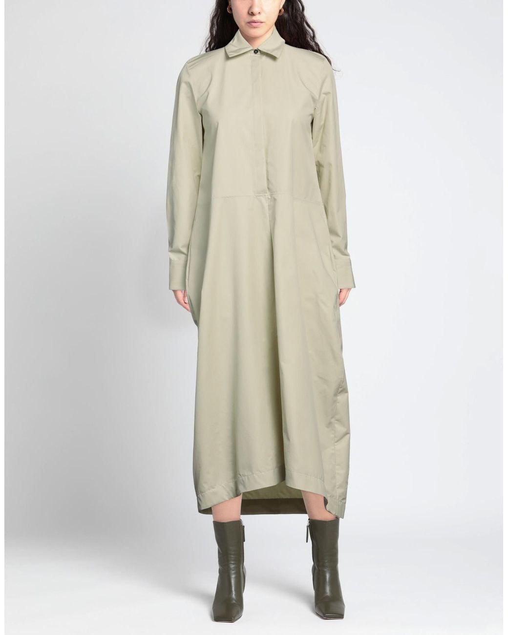 Jil Sander Natural Midi Dress