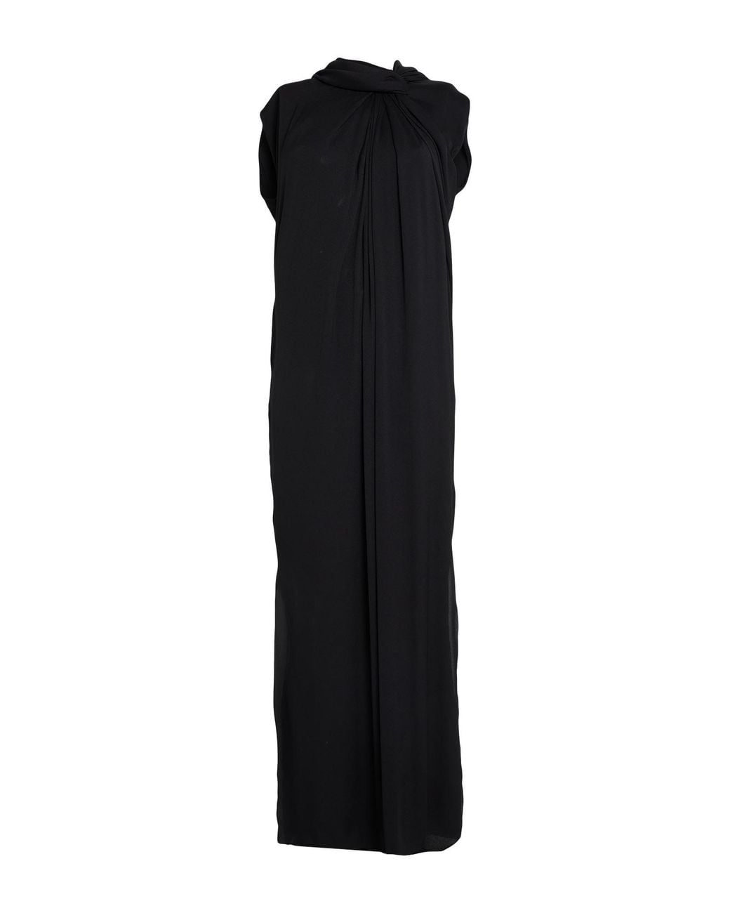 Lanvin Black Maxi Dress Polyester