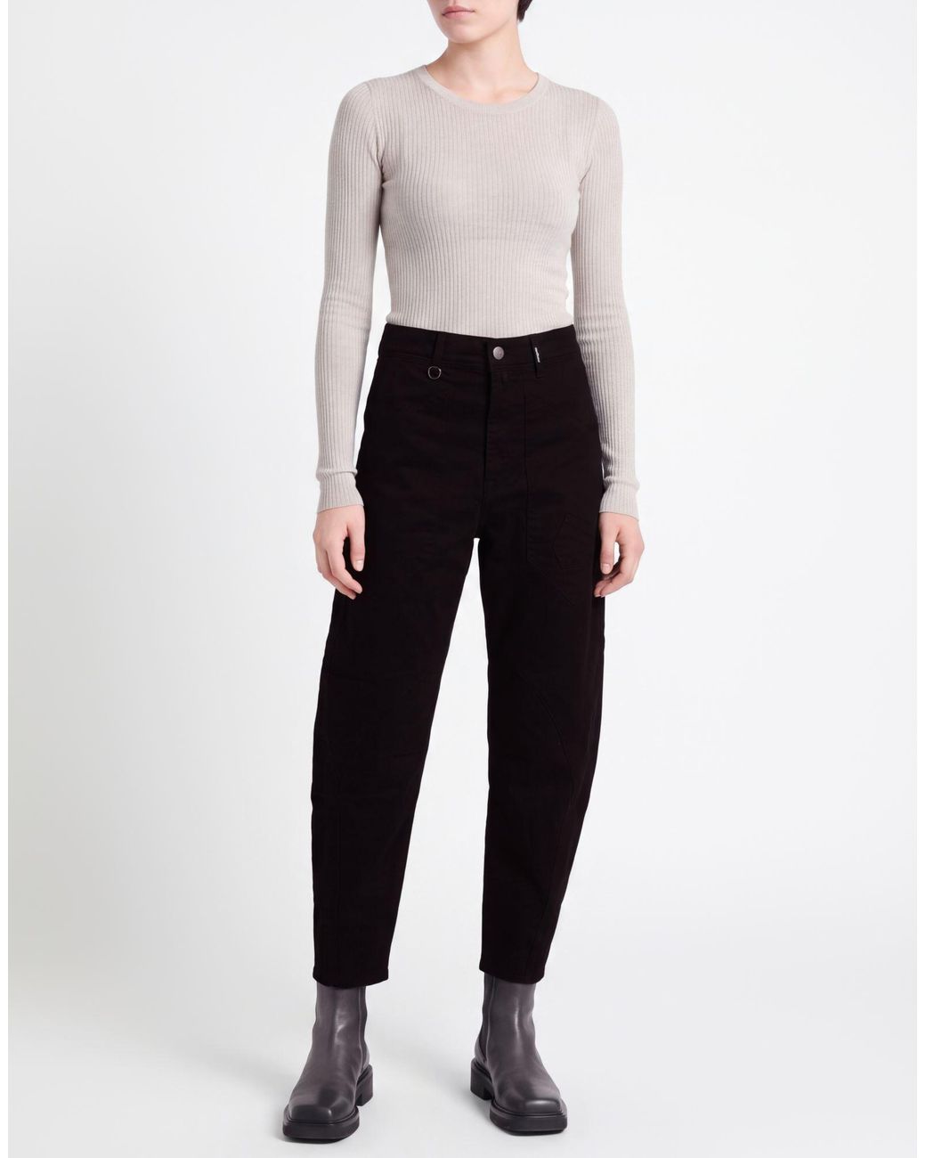 High Blue Use Pants Cotton, Elastane